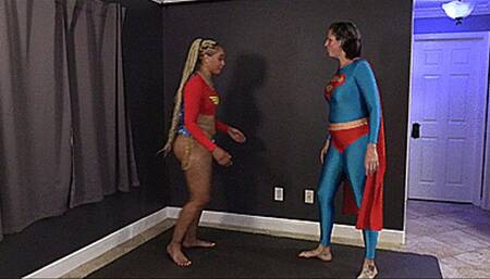 Superheroines Spar To Test Their Strength (SD 720p WMV)
