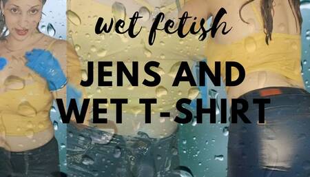 bathing with clothes and gloves