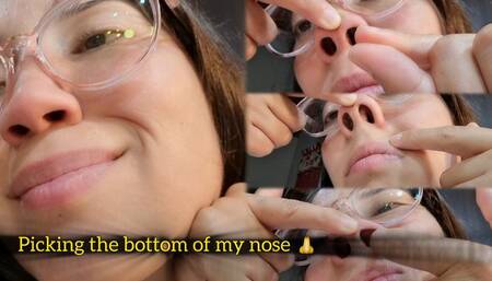 Do you want to examine my nostrils?