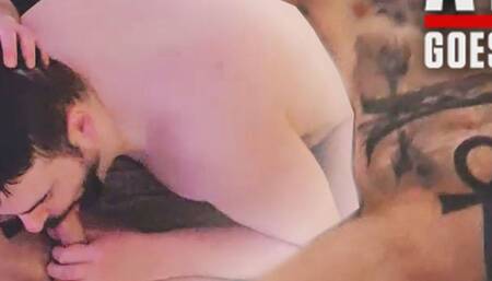 My POV: Straight Apartment Visitor "Steven" Comes Over to Get Sucked and I record it in my POV