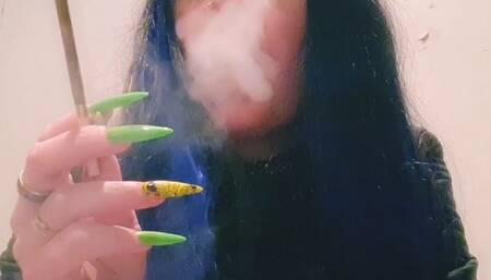 Sexy cigarette smoking. Smoking fetish from a hottie. Let's have a smoke break, I'll blow smoke in your face and make you my ash