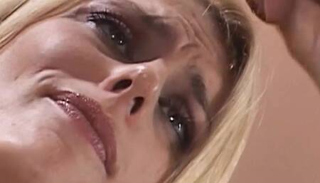 Golden Command: Huge Facial cumshot