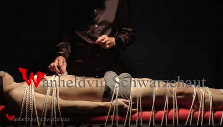 BELLY BUTTON and ICE PLAY for ROPED SEXY SLAVE FHD 1080p