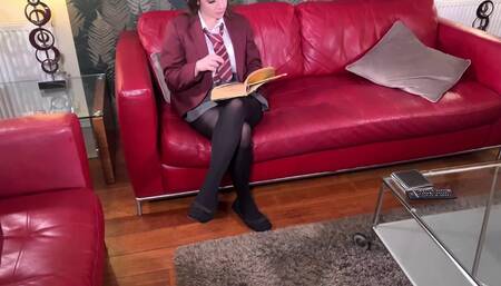 POV Schoolgirl Sloppy Blowjob