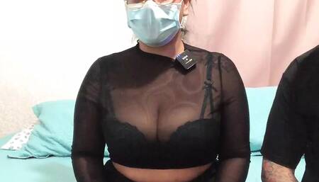 I was ALONE at my GIRLFRIEND's house... but her SISTER had OTHER PLANS