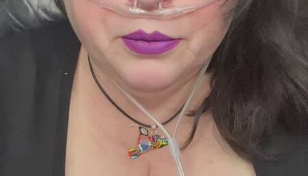 Sneezing while sick and on oxygen