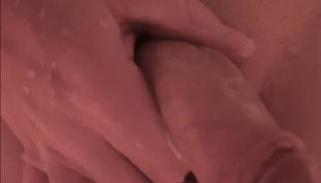 Solo Shower Stroking For Settling The Jitters