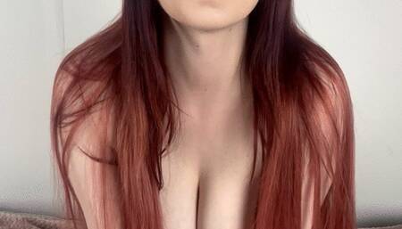 Pregnant custom for Dan, begging for his big cock