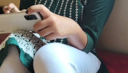 Desi Village Stepsister Want Sex by Stepbrother's Big Cock , Hindi audio Dirty talk xxx video