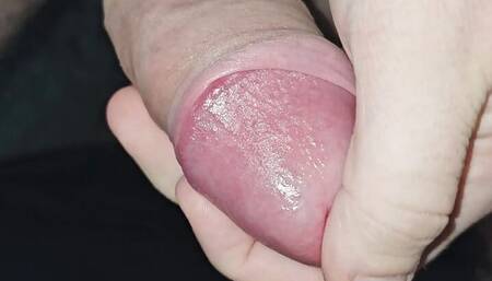 Playing with my penis plugs and let them disappear into my cock