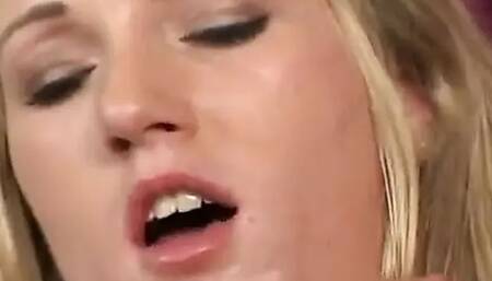 Big Tit Teen Summer Lynn Sloppy Blowjob and Fuck with Nasty Cumshot on tits