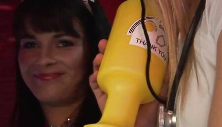 Threesome with Kristi Klenot and Diana Gold are horny with