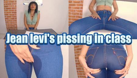 Jean levi's pissing in class - Agatha