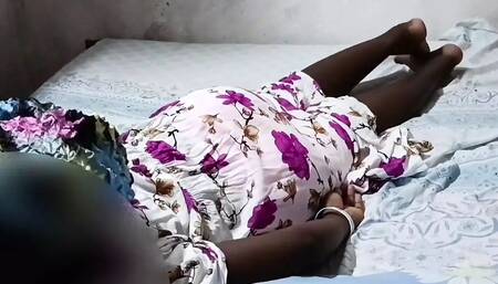 Ebony Sweet Clean Shaved Pussy Getting Fucked by African Hairy Black Dick