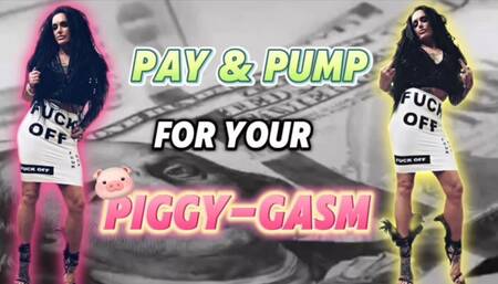 PAY & PUMP FOR YOUR PIGGY-GASM - Financial Domination, JOI, Cum Countdown