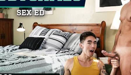 Asian Twink Discovers Male Anatomy By Playing With Hot Cock