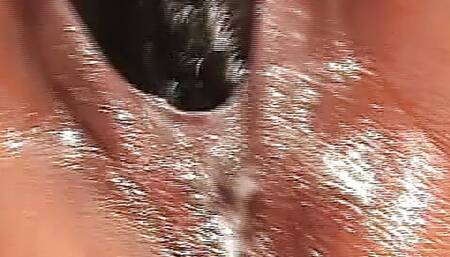 White babe gets her cunt screwed by two BBCs after playing with a huge toy