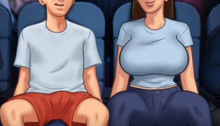 Summertime saga Jenny gets her pussy fingered by her stepbrother