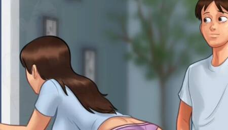 Anon watches his stepmother marstubating as gets his stepsister watching to