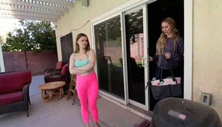 ABG Harlow wets herself and diapered by Sydney Paige