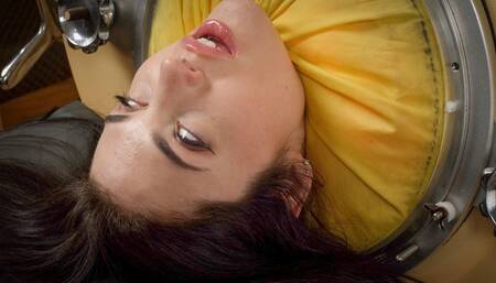 At the Top of Her Lungs - Reese the Ram and Elise Graves - Gorgeous Girl takes an exhilarating ride in an Iron Lung and LOVES IT!