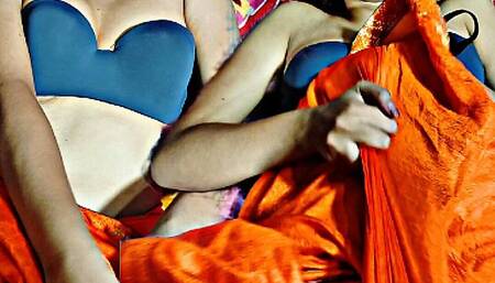 Jeja and Sister-in-law Secretly Video with Clear Hindi Audio Voice Indian Hot Masked Girl Sister-in-law