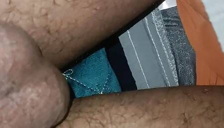 Indan boy AjFucks playing with his hard Dick # Desi lund