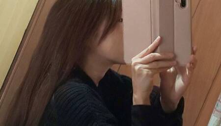 Japanese MILF in school uniform cosplay sex