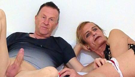 New live sex shows Stripchat, March 2025, Gigi and Dave, shemale and cis man couple, POV, behind the scene, webcam hard sex, ep2