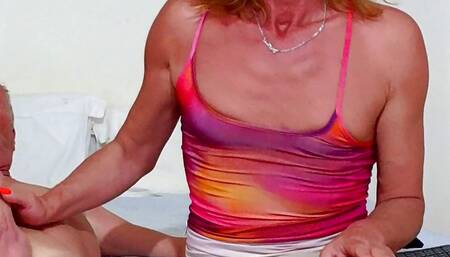 New live sex shows Stripchat, March 2025, Gigi and Dave, shemale and cis man couple, POV, behind the scene, webcam hard sex, ep8