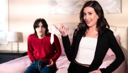 Catching boyfriend jerking with a condom