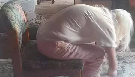 Frank's OTK Sandal Spanking all angles