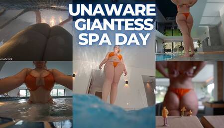 Unaware Giantess Spa Day