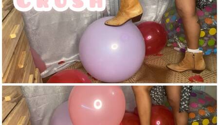 Powerful boots to crush my sweet balloons