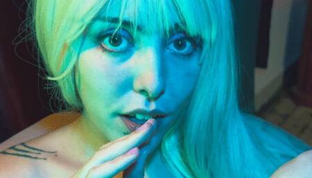 making my feet soaking wet in drool and spit