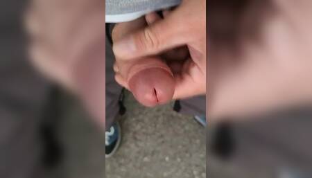Piss and Cum Outdoor in a Park