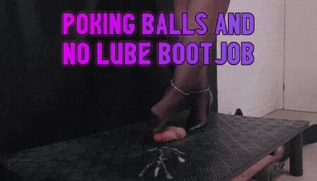 My Black Stilettos Heels Poking and Bootjobing Your Cock and Balls but Without Lube! (45 Degrees Version) - TamyStarly - Cock Balls Crush Trample, Shoejob, CBT, Trampling, Bootjob, Stomping