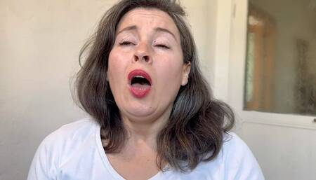 wet messy sneezing nose blowing snot play m0