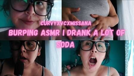 Burping ASMR I drank a lot of soda