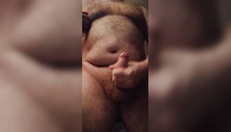 Wanking in My White Fruit of the Loom Briefs UK Hairy Daddy Bear