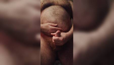 Wanking in My White Fruit of the Loom Briefs UK Hairy Daddy Bear