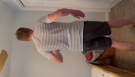 Trying on Shorts