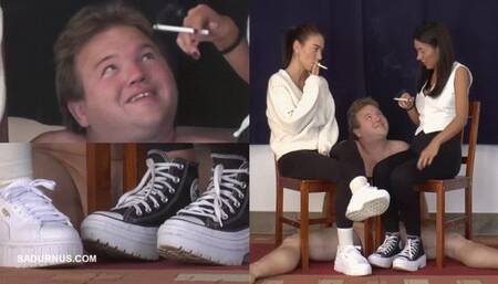 Mistresses Natasa's and Olga's cigarette break Picture in picture wmv