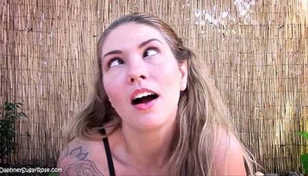 Cross Eyed Silly & Smiling Face Pigtail Girl - MOV 1920x1080p