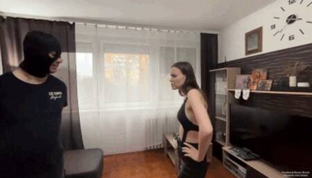 Black Leather Dress & Kix