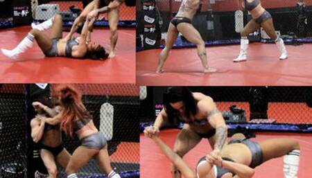 Pro Wrestler vs Muscle Girl
