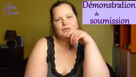 Démonstration de soumission