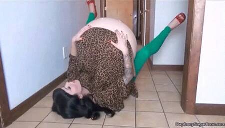 * 854x480p * Big Belly Hungry Horny Waitress Devours Her Patrons, Then Gets Swallowed Up By Even Hungrier Woman -Mov