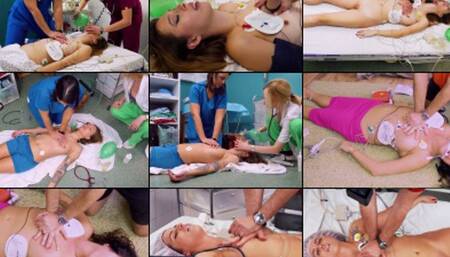CPR Anthology #8 CPR, AED, BP, 02, Ambu, Stething (4 Patients) (in HD 1920X1080)