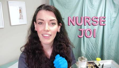 POV Nurse JOI Ball draining